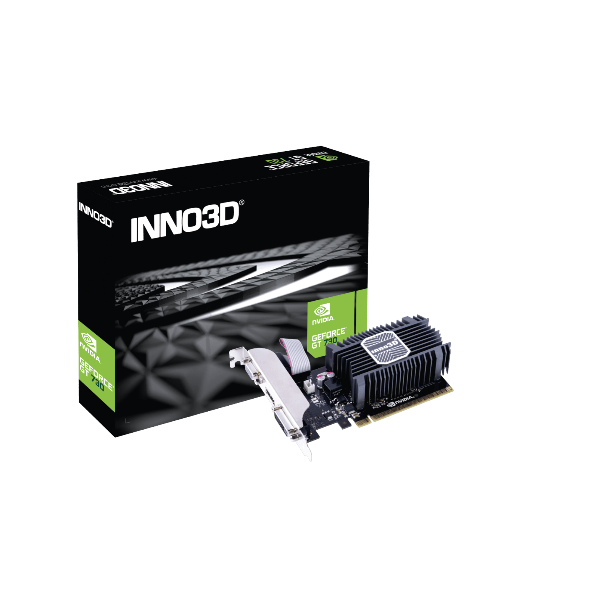 Inno3d GT 730 SDDR3 2gb Graphics Card N730-1SDV-E3BX Inno3d GT 730 SDDR3 2gb Graphics Card N730-1SDV-E3BX